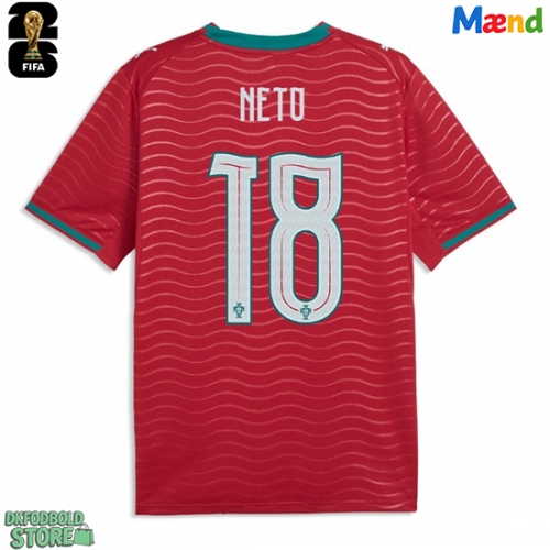 Portugal Pedro Neto #18 Replika Hjemmebanetrøje VM 2026 Kortærmet